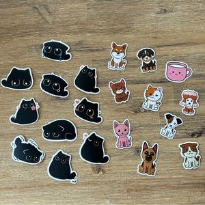Set of 20!  Cute Vinyl Waterproof Stickers